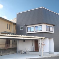 狭小地住宅の外観